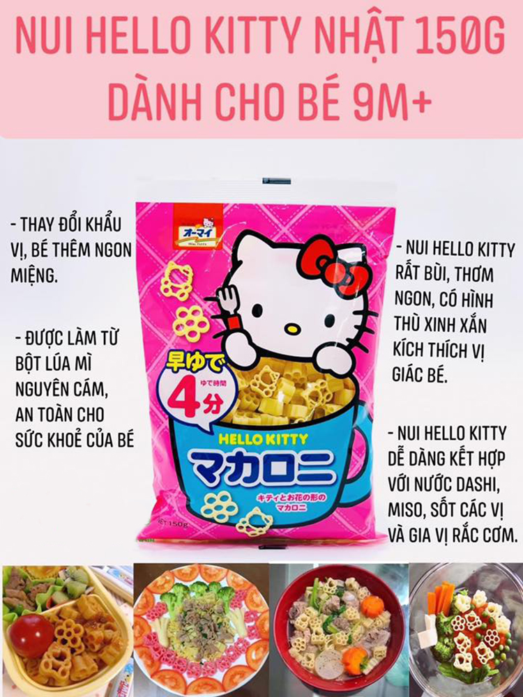 Nui ăn liền Hello Kitty Nhật cho bé Date 02/2026