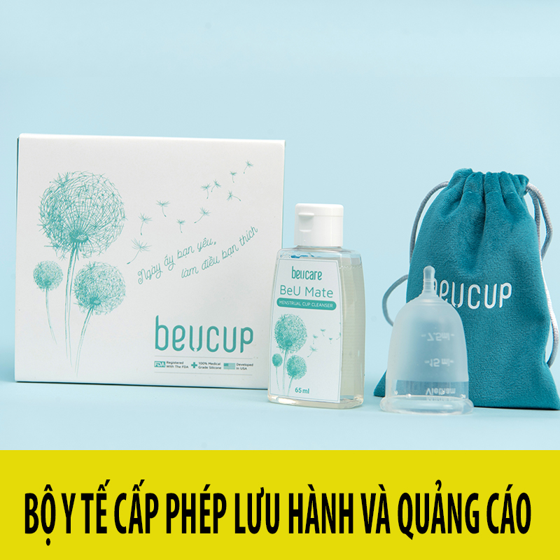 [HCM]Cốc Nguyệt San Beucup Siêu Mềm 100% Silicol Y tế Đức
