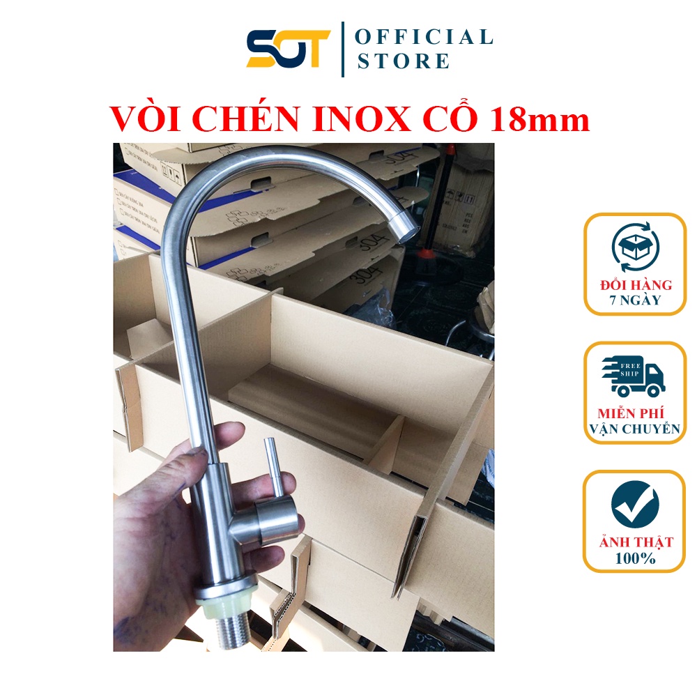 Vòi rửa chén lạnh inox 304