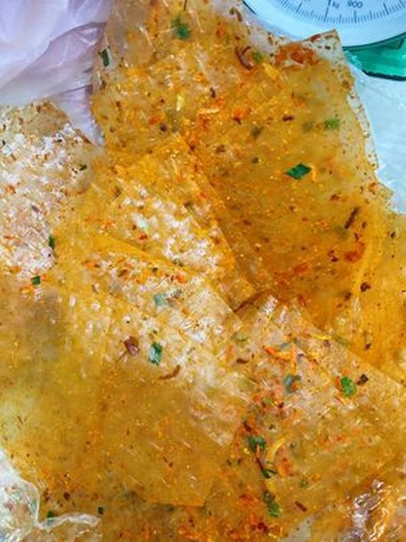 Bánh tráng lá vuông vị tôm - siêu ngon 100g