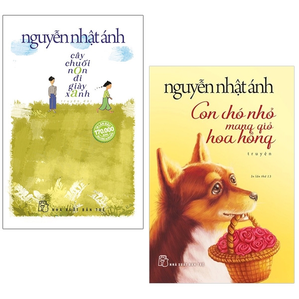 Fahasa - Bộ Sách Cây Chuối Non Đi Giày Xanh + Con Chó Nhỏ Mang Giỏ Hoa Hồng (Bộ 2 Cuốn)