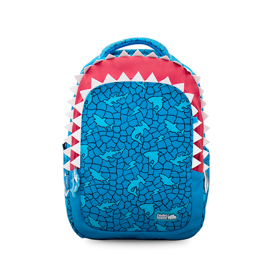 Balo Đi Học, Đi Chơi Easy Go - Shark Cage CLEVER HIPPO BS0108/BLUE