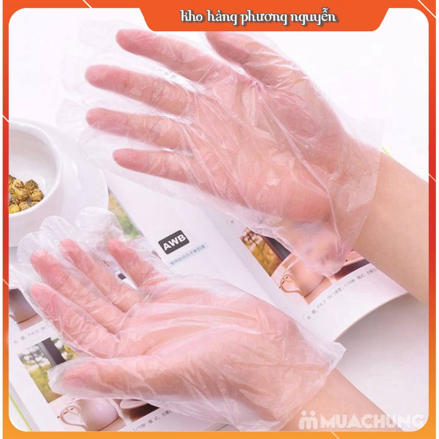 Găng Tay Nilon Dùng 1 Lần (1 Hộp)