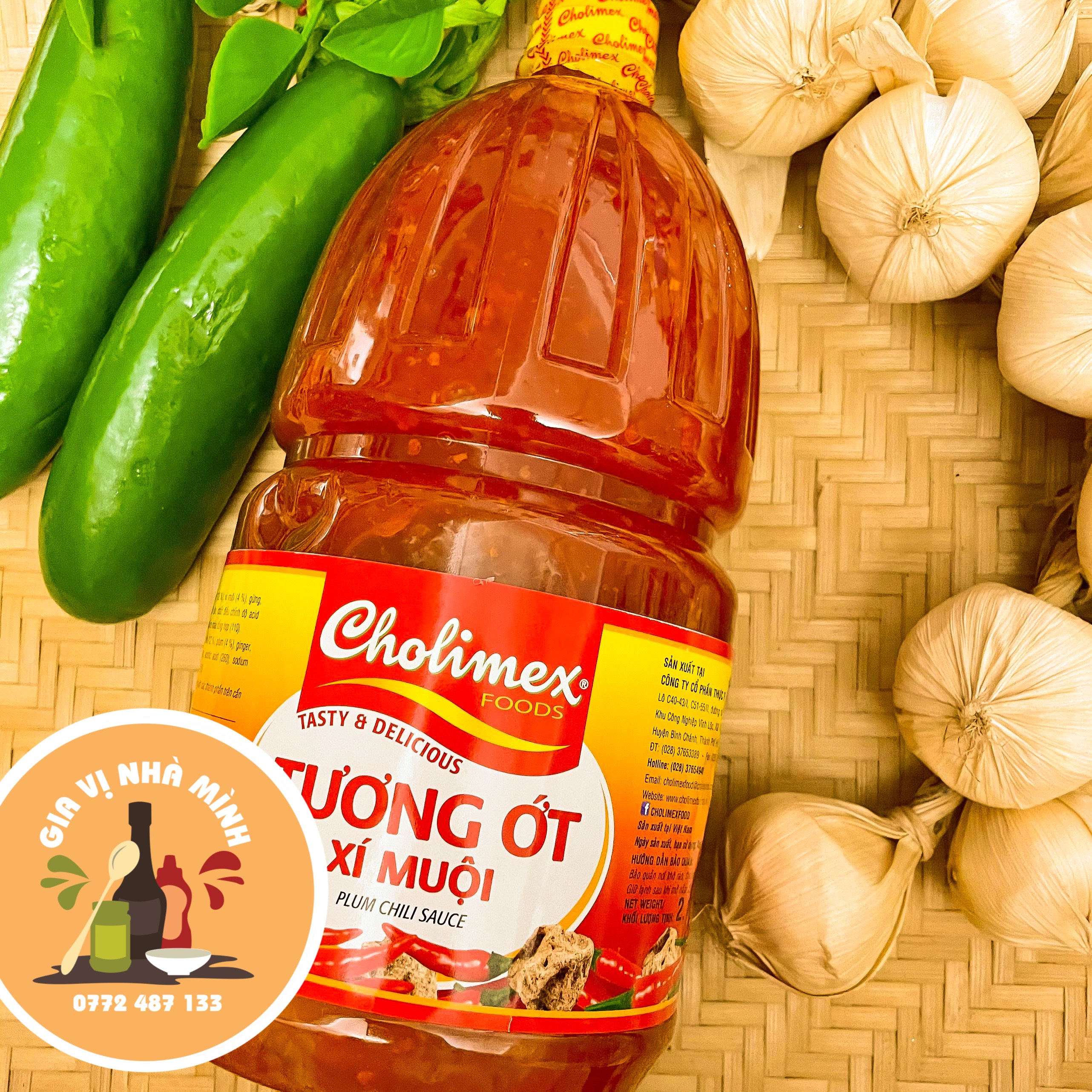 Tương ớt xí muội cholimex - bình 2.2