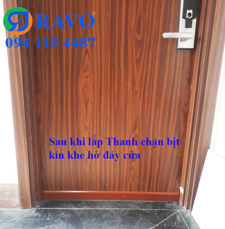 Thanh Chặn Đáy Cửa Tự Động RAVO (Hàng chính hãng)