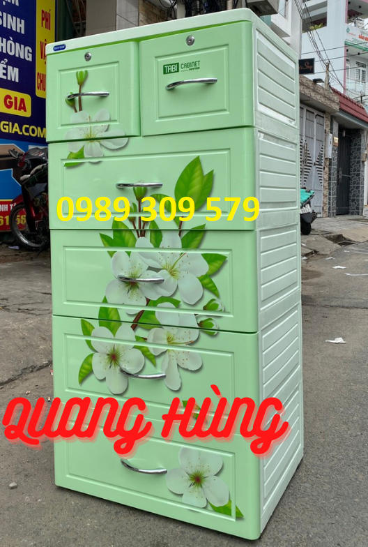 Tủ nhựa duy tân 5 tầng 6 ngăn cao cấp hcm