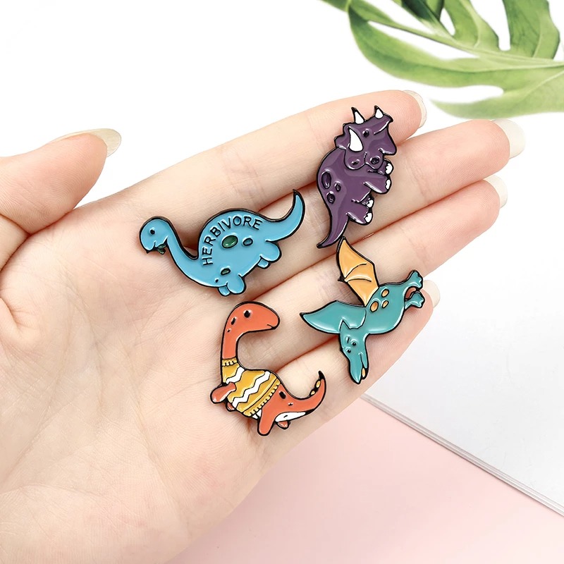 Pin cài áo khủng long chibi - GC297