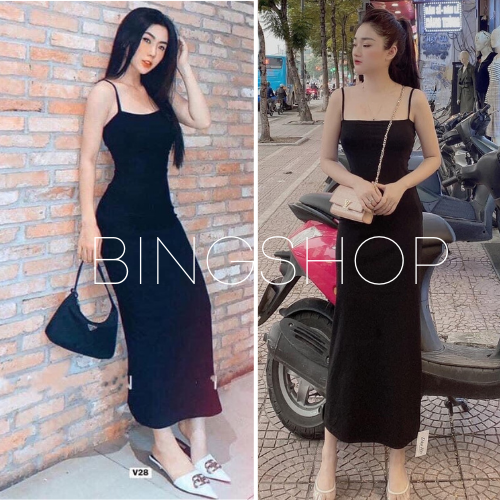 Mua Váy đầm 2 dây nữ ôm body rút eo kiểu mới tôn dáng tại SoLa Shop | Tiki