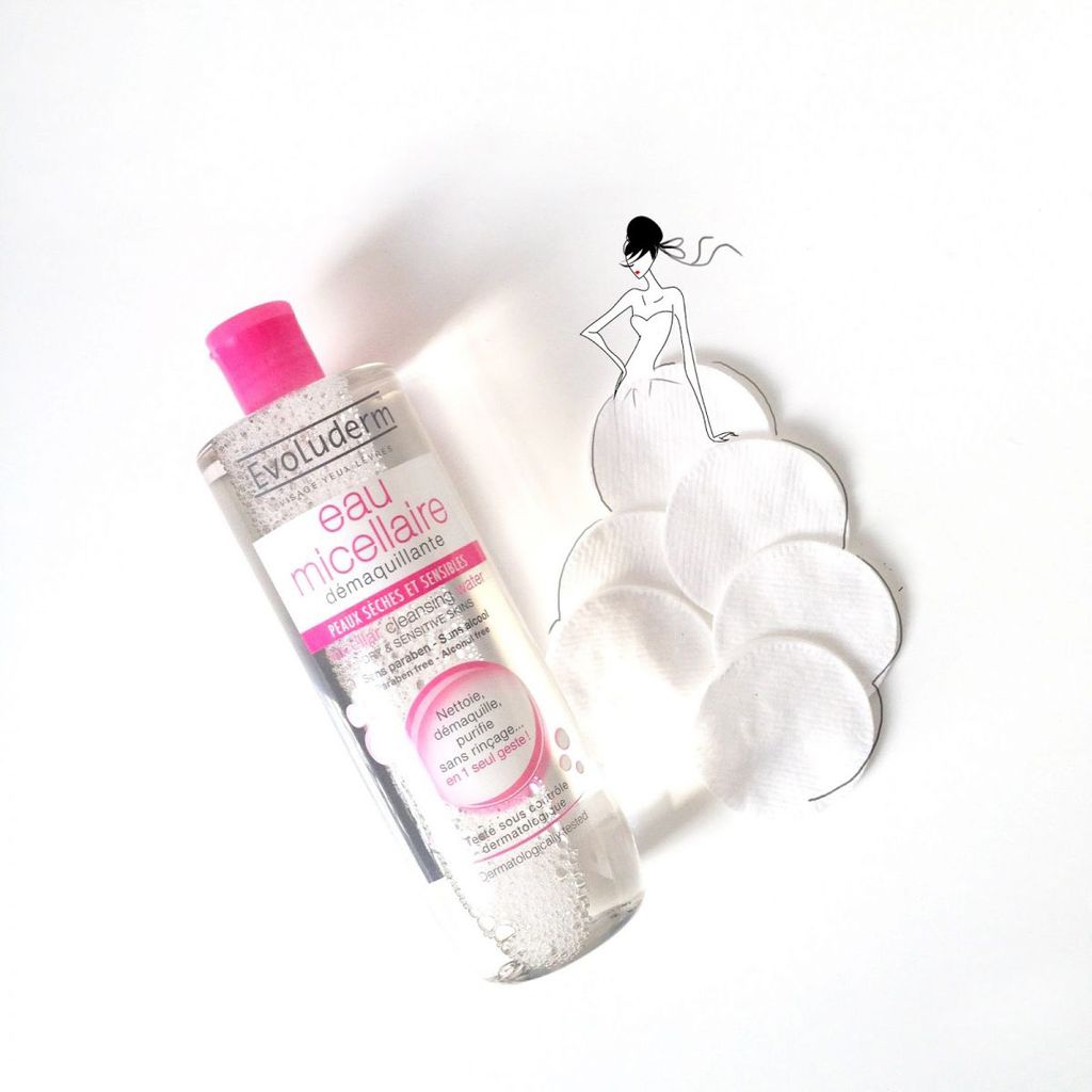 [HCM]Nước tẩy trang Evoluderm Micellar Cleansing Water 250ml ( hồng )