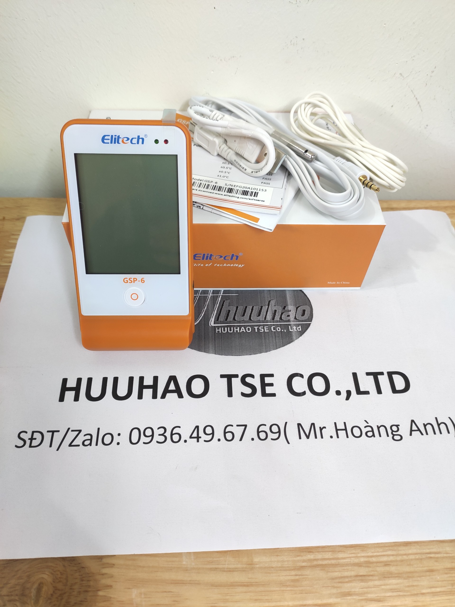 Nhiệt ẩm kế tự ghi Elitech GSP-6 PRO