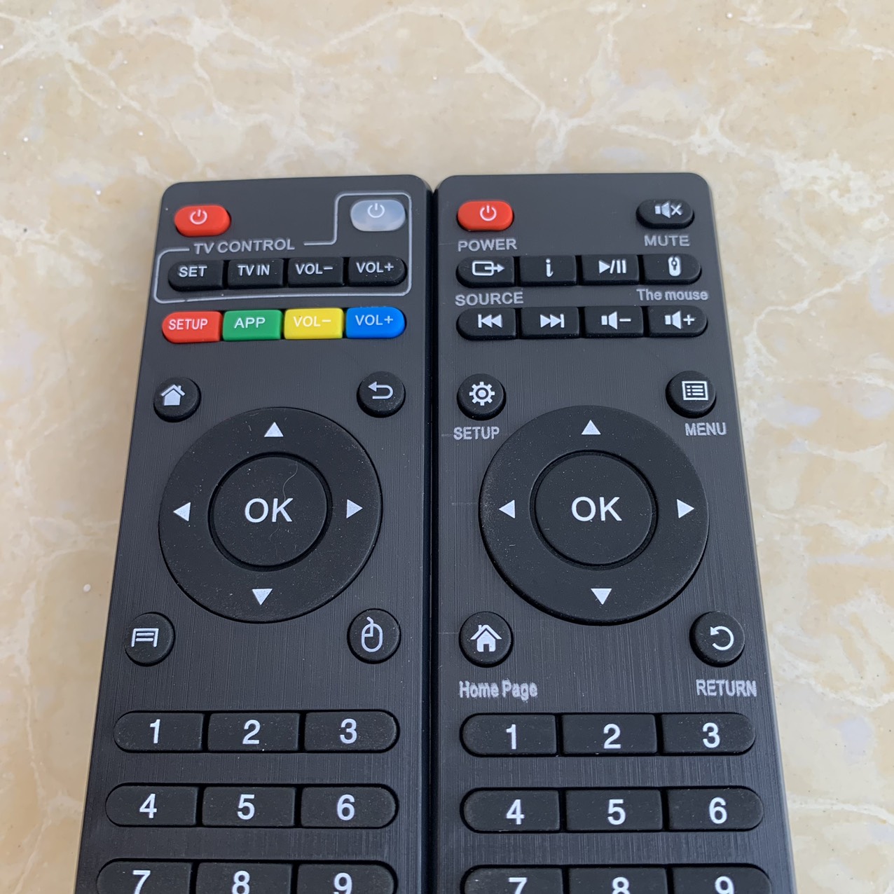 Điều khiển đầu box Android TV BOX hàng chính hãng, Remote đầu kĩ thuật số tivi box truyền hình internet 4K hàng mới