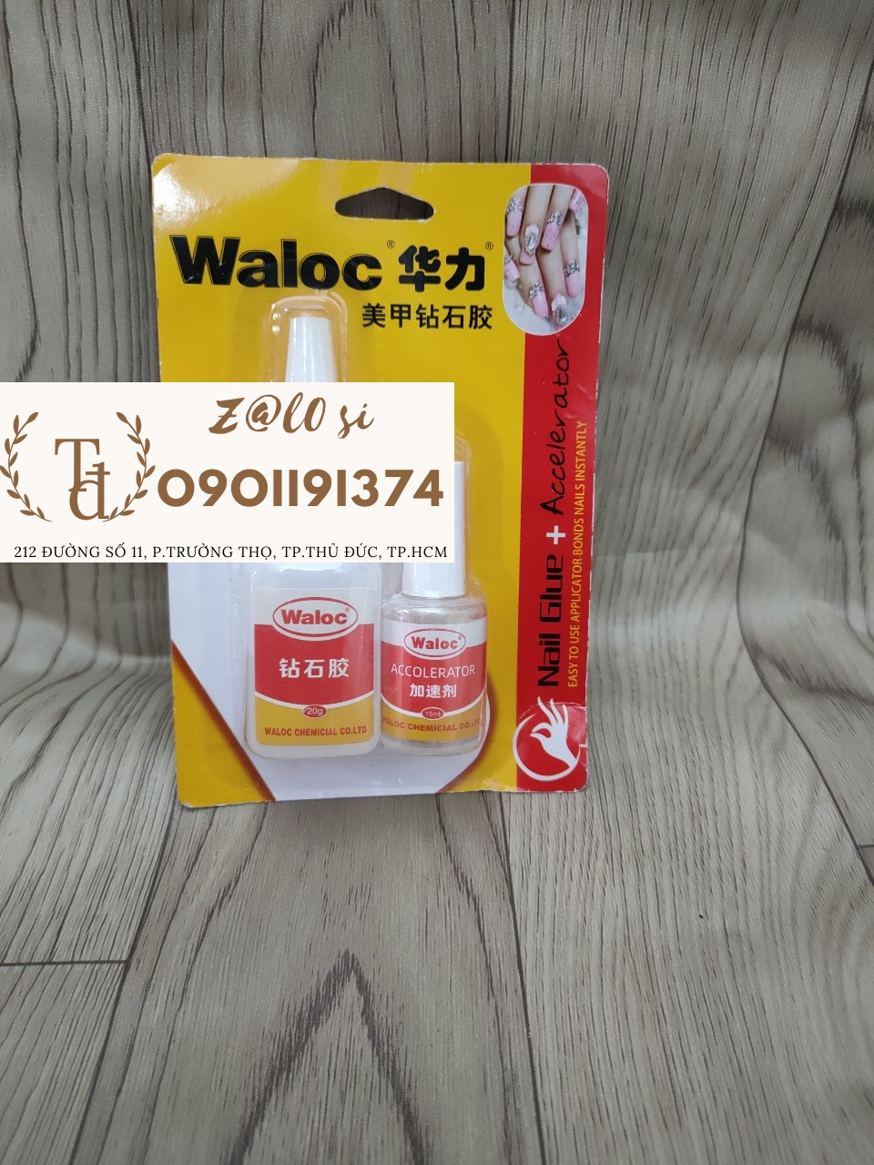 Keo dán móng Waloc