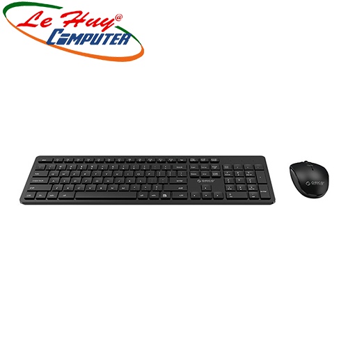 Bộ bàn phím chuột không dây orico wkm01-bk