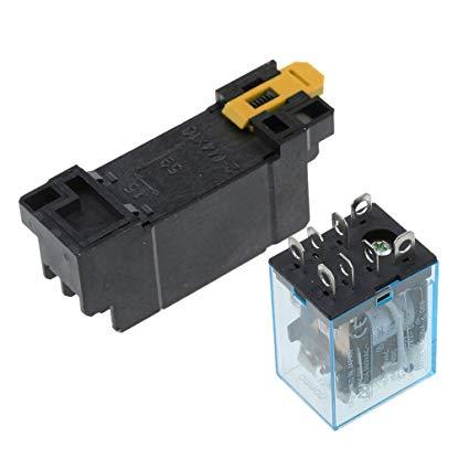 Relay 220V - Rơle Trung Gian 8 Chân Kèm Đế Vặn Ốc