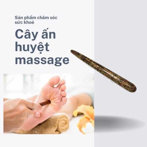 [HCM]Cây ấn huyệt massage bằng gỗ