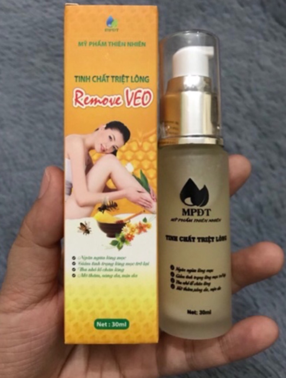 Tinh chất triệt lông Remove veo