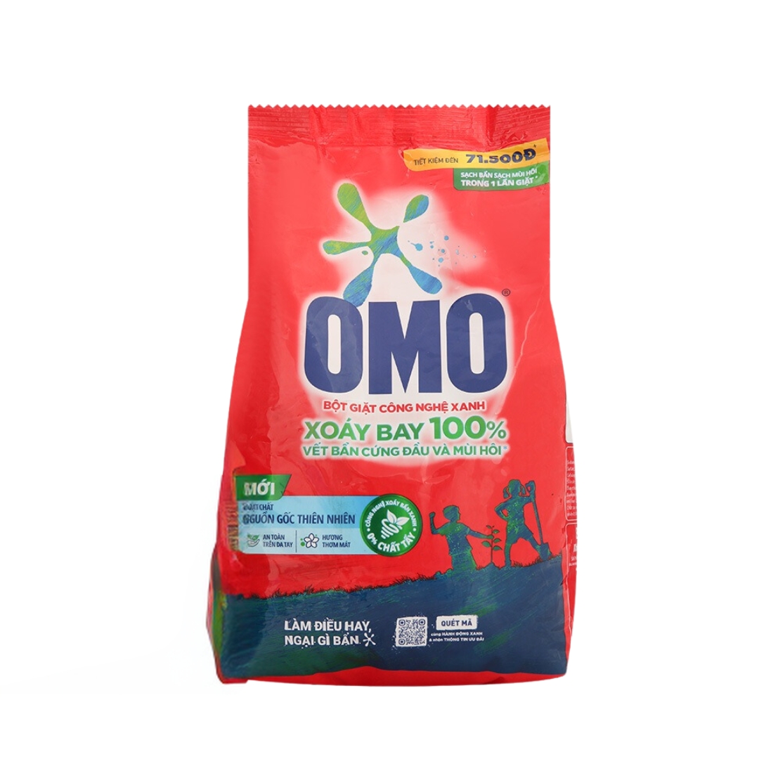 Bột Giặt OMO Sạch Cực Nhanh Túi 2,9Kg