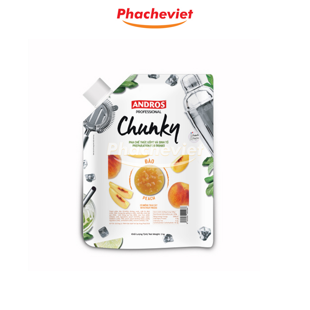 Mứt trái cây Chunky Andros túi 1kg