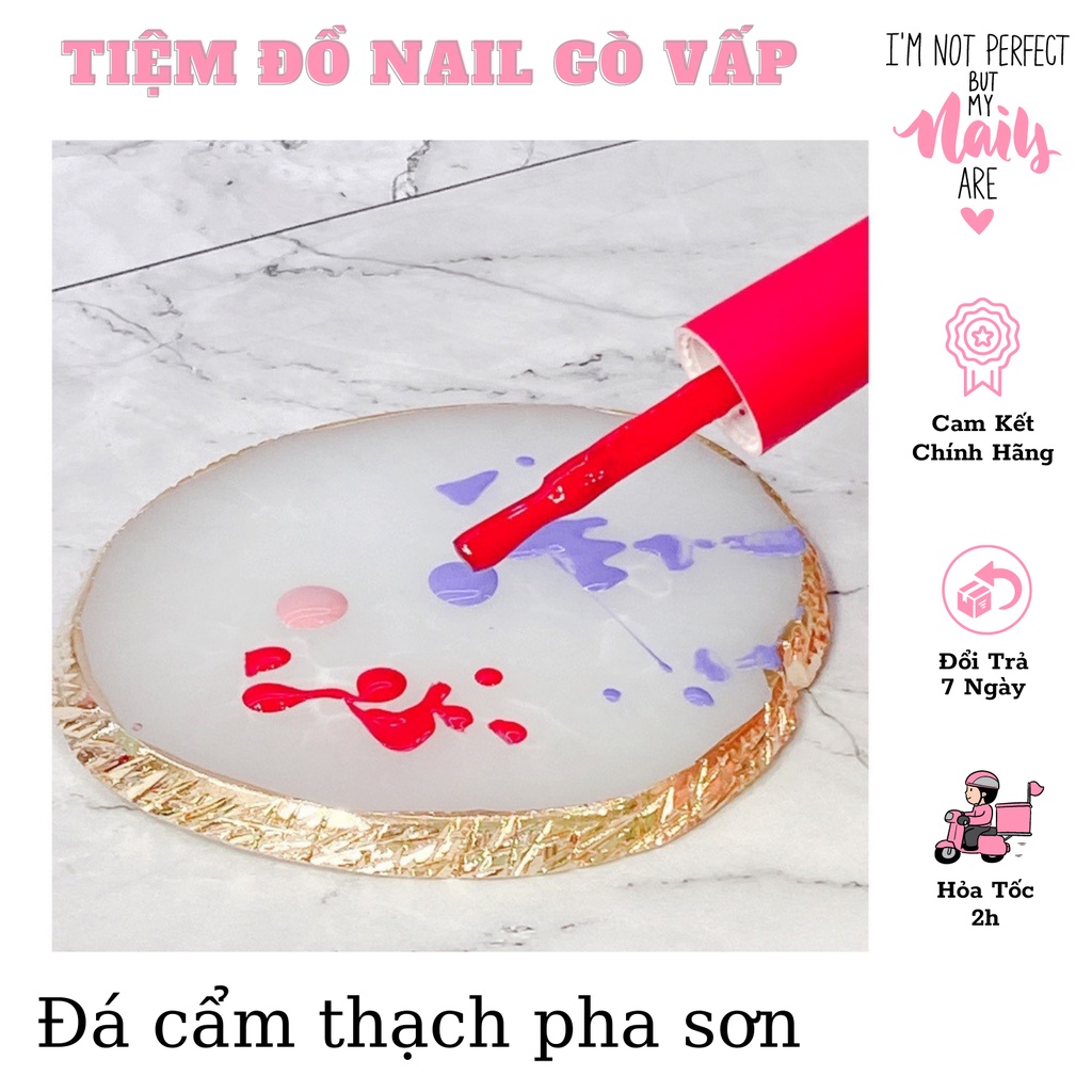 Đá Cẩm Thạch Pha Màu Sơn Gel - Dụng Cụ Làm Nail