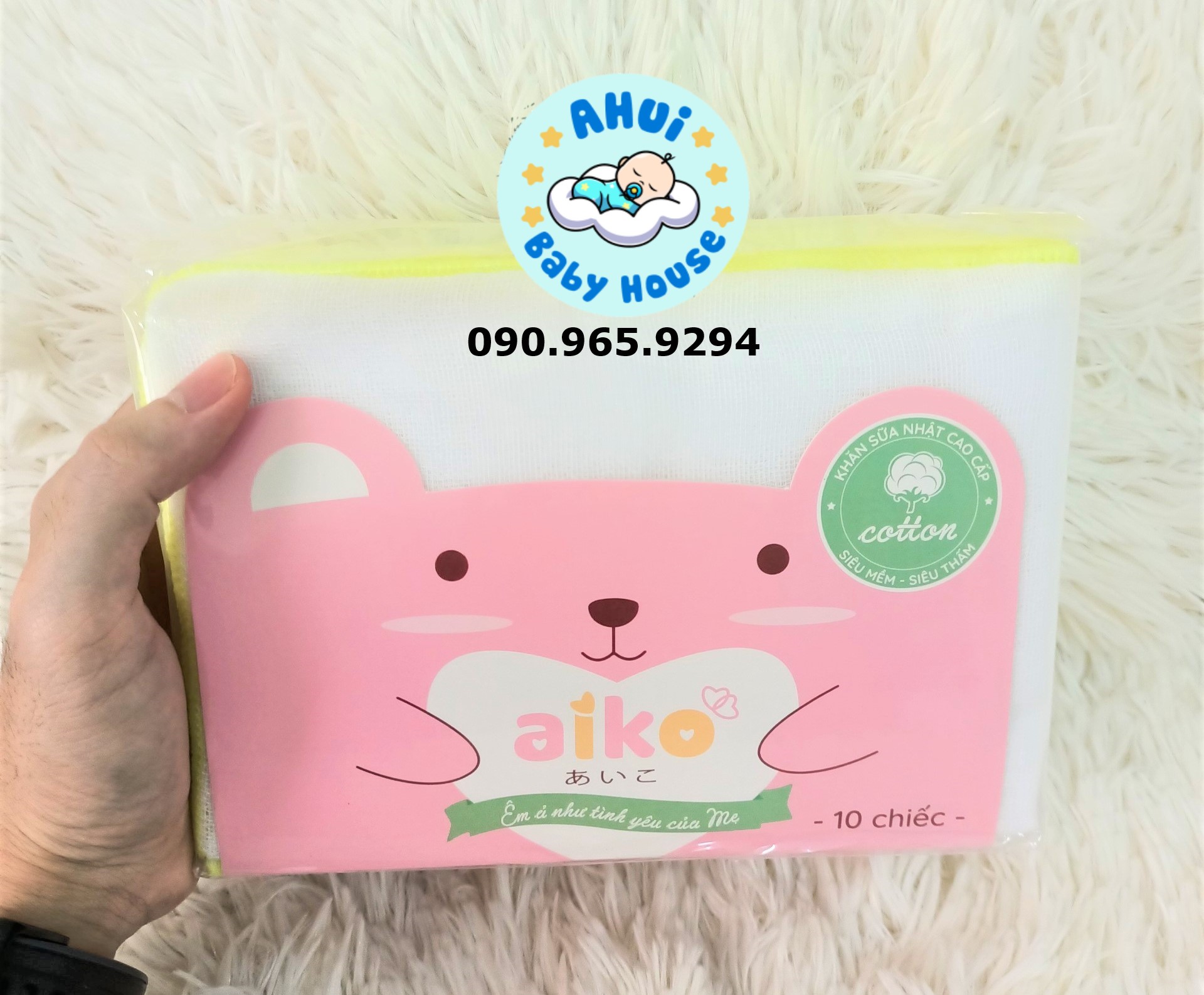 Khăn Sữa Nhật Cao Cấp AIKO