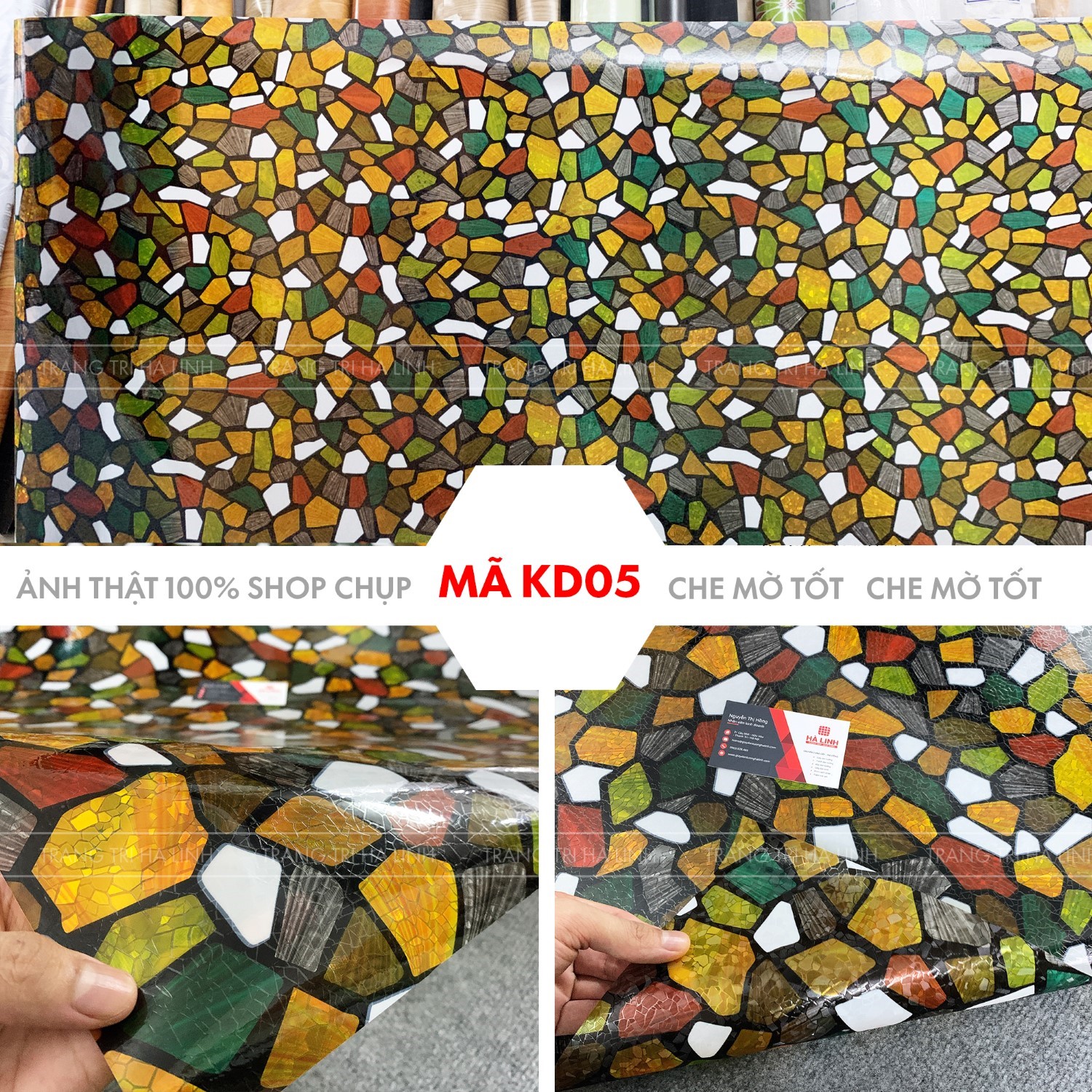 Decal dán kính mờ 3d , giấy decan dán kiếng dày hoa văn sắc nét dán cửa sổ phòng ngủ