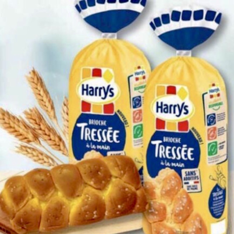 🌼🍞[DATE XA NHẤT] Combo 2 Ổ Bánh Mì Hoa Cúc Harrys Brioche Tresée À La Main Của Pháp 500G🍞🌼