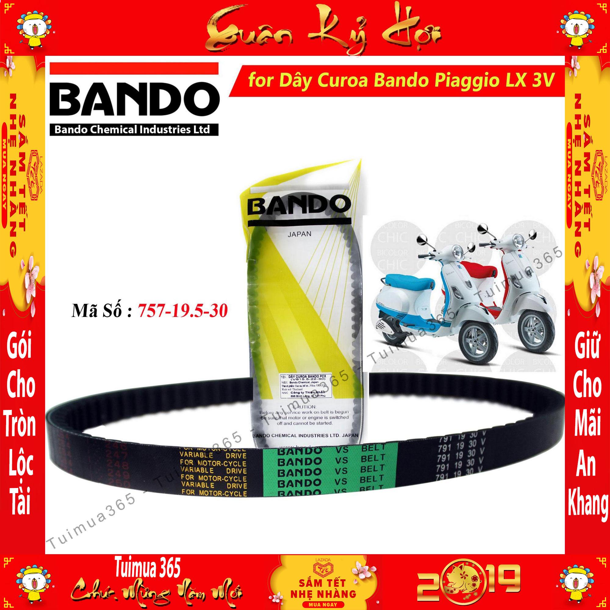 Dây curoa Piaggio LX 3V nhập khẩu