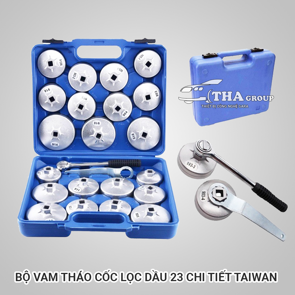 Bộ Vam Tháo Cốc Lọc Dầu 23 Chi Tiết