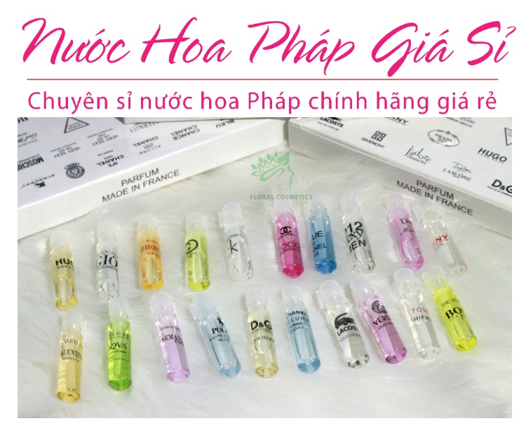Bộ Test 20 Nước Hoa nam nữ mini