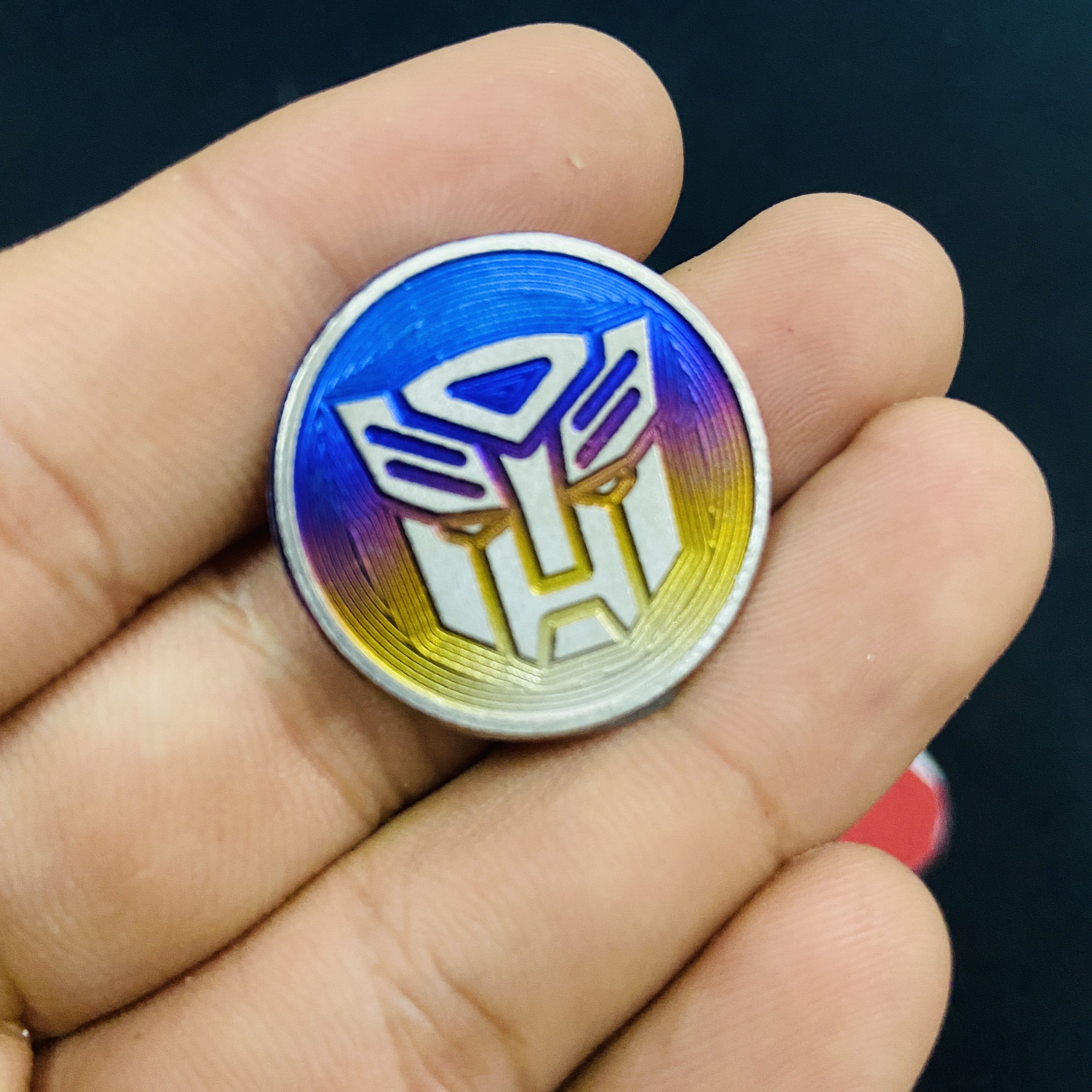 [HCM][HÀNG ĐỘC GIÁ BÈO] TEM LOGO TITANTEM TITAN TRANSFORMER NHỎ TITAN TRANG TRÍ CHO XE MÁY KEO 3M SIÊU NGẦU  (TITAN 100% MẶT NẠ ROBOT LOGO TRÒN)