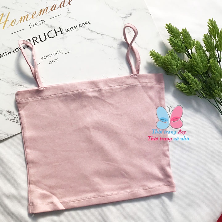 Áo 2 dây Sợi Bún  croptop từ 35-55kg
