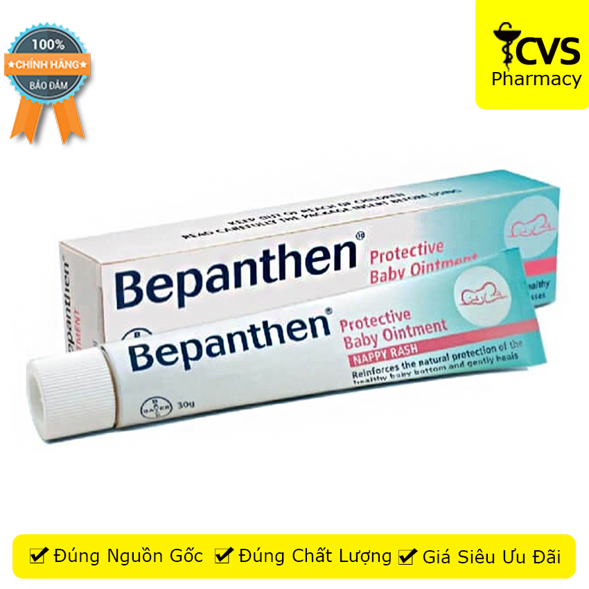 [HCM]Kem hăm tã cho bé Bepanthen Balm 30g - cvspharmacy