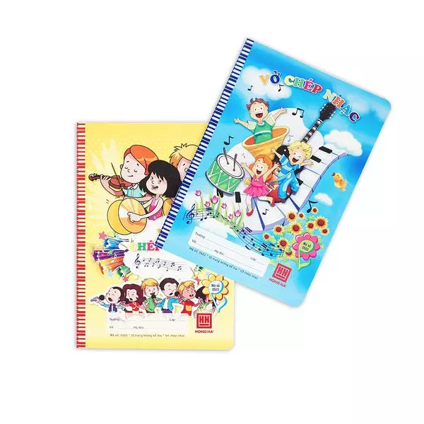 Combo 2 vở chép nhạc school hồng hà 0503