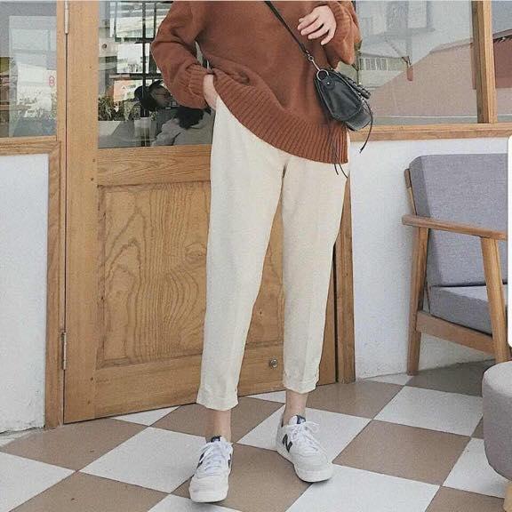 [HCM]VIDEO THẬT - quần basics pants chất liệu kaki dày dặn cực hot trend ( ảnh thật shop chụp cuối )