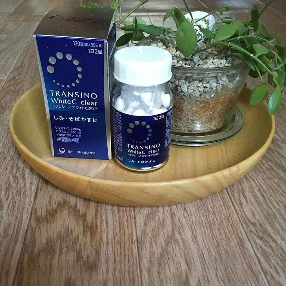 [HCM]VIÊN UỐNG TRẮNG DA TRANSINO 120Viên