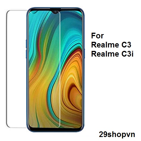 Kính cường lực Realme C3 / Realme C3i (Trong suốt)