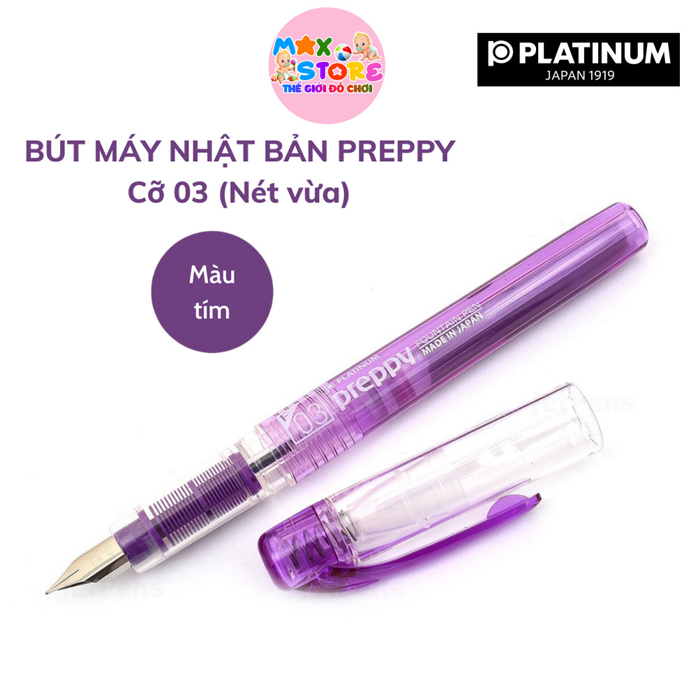 Bút máy preppy platinum f03 nhật bản dành ngòi trơn không rây mực