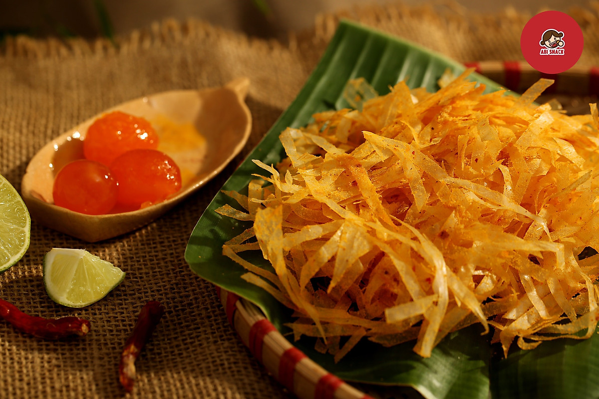 Abi Snack Bánh Tráng Vị Trứng Muối