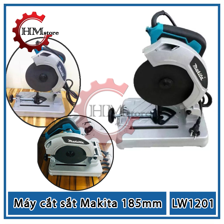 MÁY CẮT SẮT BÀN MINI 185MM MKT 1200W TẶNG ĐÁ CẮT