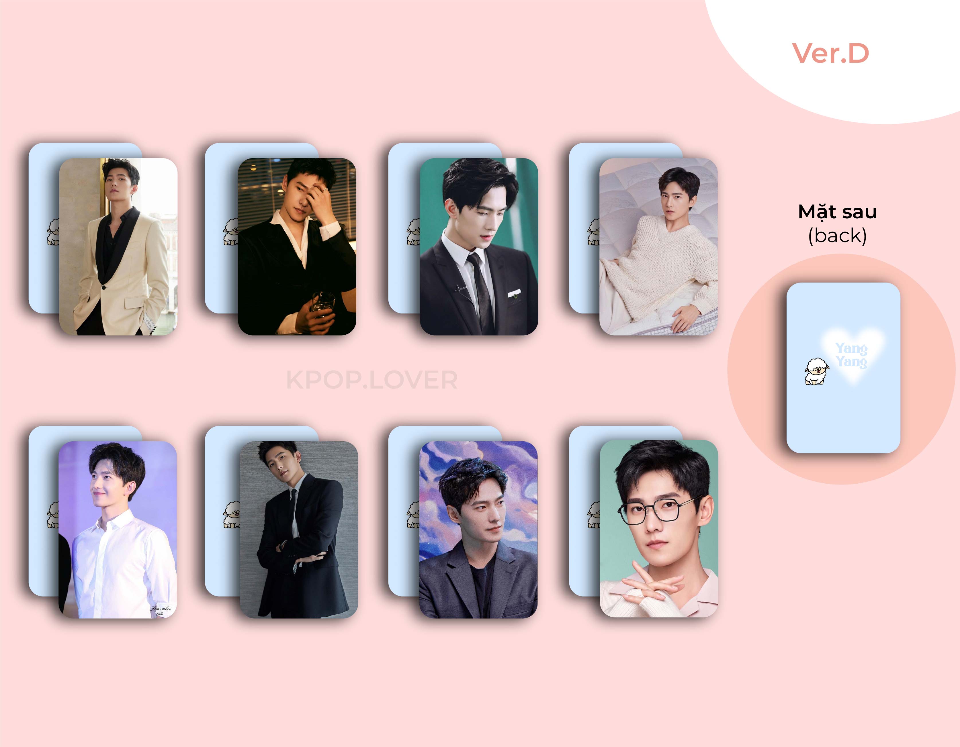 SET 8 CARD BO GÓC DƯƠNG DƯƠNG