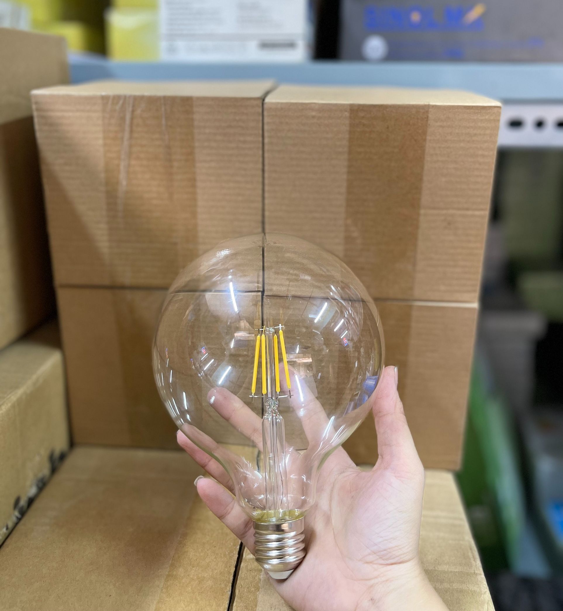 Bóng Đèn Led Edison G95 Ánh Sáng Vàng 2700K 4W E27