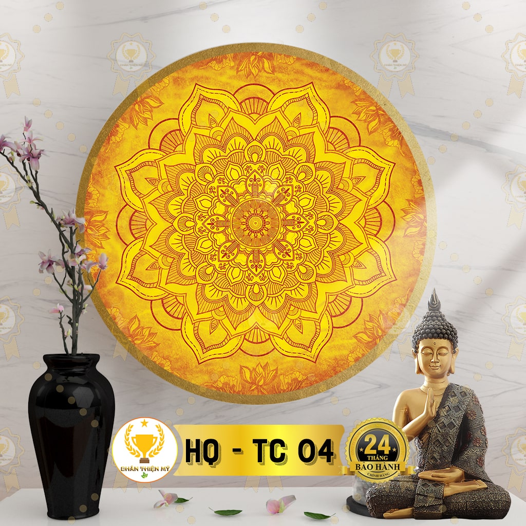 Đèn thờ hào quang trúc chỉ in tc-04
