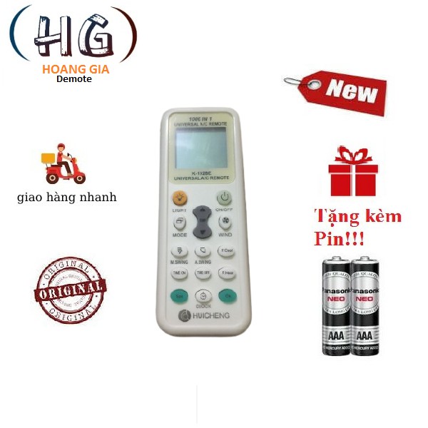 Điều khiển điều hoà đa năng chunghop k-1028 e