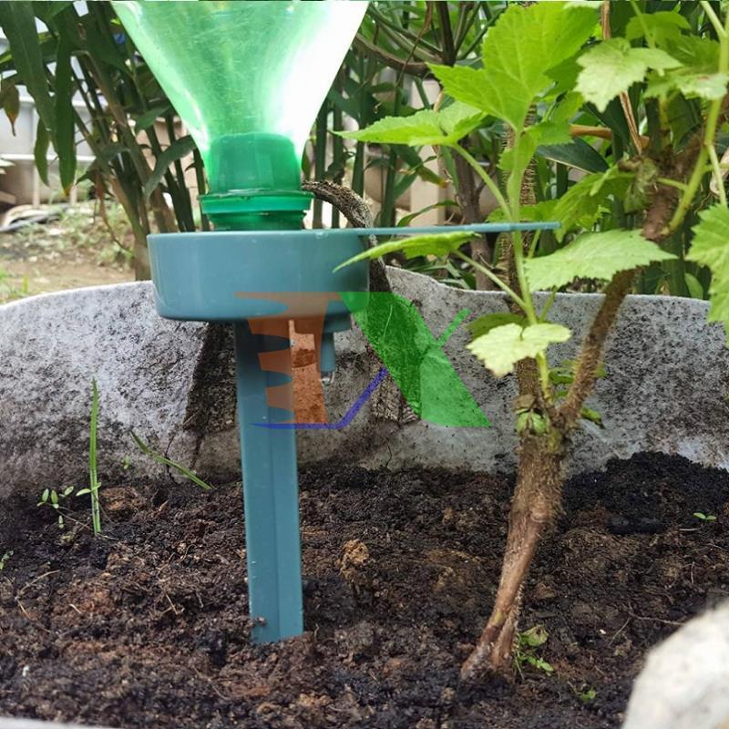 Set 10 Rod plug drip irrigation fitting up bottle plastic c-03, watering device automatic drip, Rod watering drip tree landscape