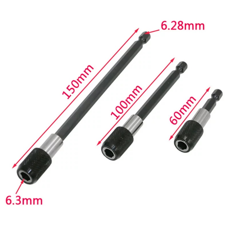 Đầu nối dài mũi vít cho máy khoan chân lục 6cm -10cm -15cm