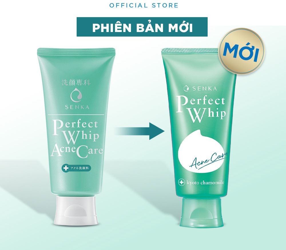 [HCM]Sữa rửa mặt Senka dành cho da Mụn 100g