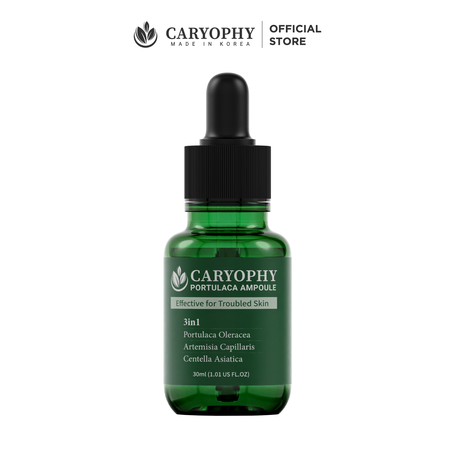 Serum Caryophy Portulaca Ampoule tinh chất sạch mụn, mờ thâm an toàn lành tính 10ml