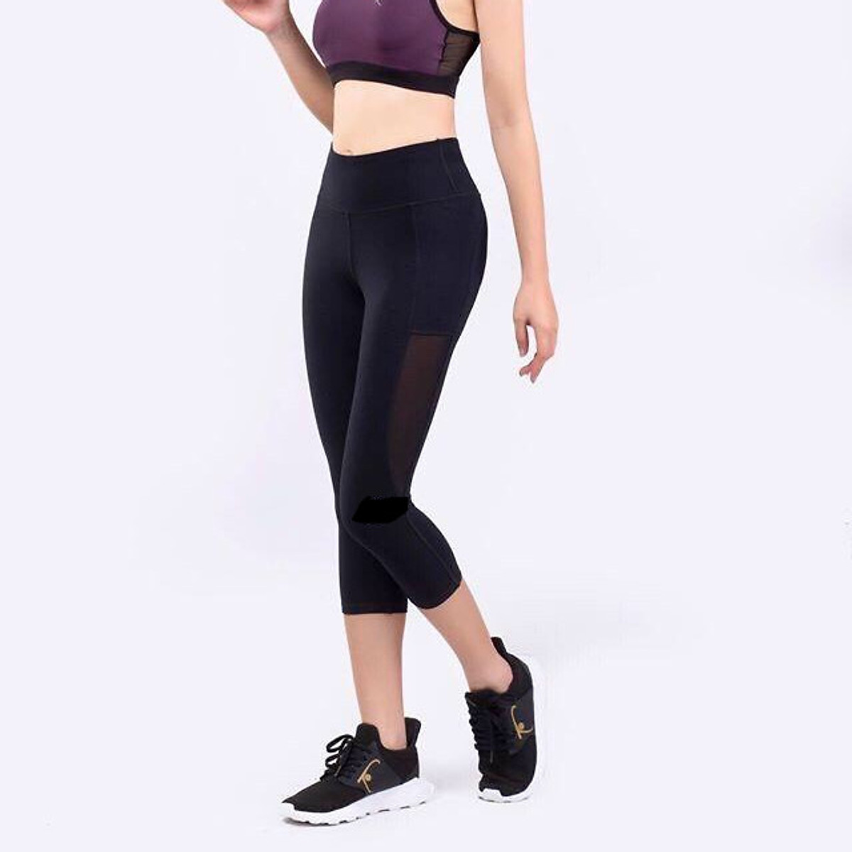 Quần Lửng Thể Thao Nữ Phối Lưới New