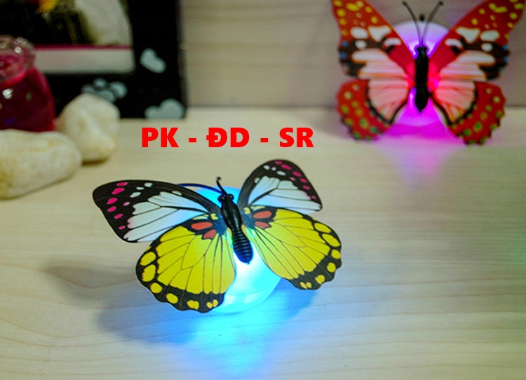 Đèn Led Dán Tường Hình Con Bươm - Siệu Rẻ