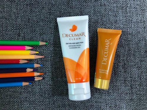 combo bộ gel, rửa decumar